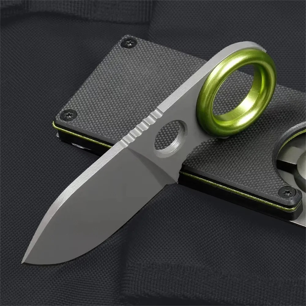 Edc Carry Fixed Blade Knife - 미니 링형 고정날 나이프 스테인리스 스틸