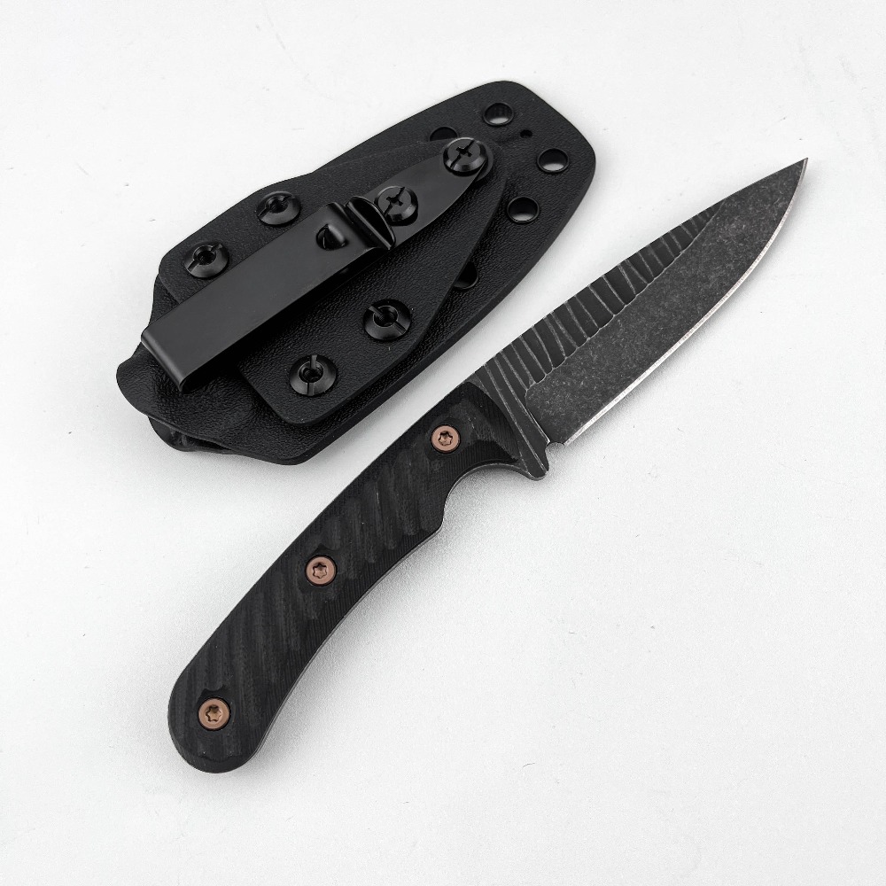 Edc Carry Fixed Blade Knife - 풀탱 부시크래프트 나이프 D2 블레이드 미끄럼