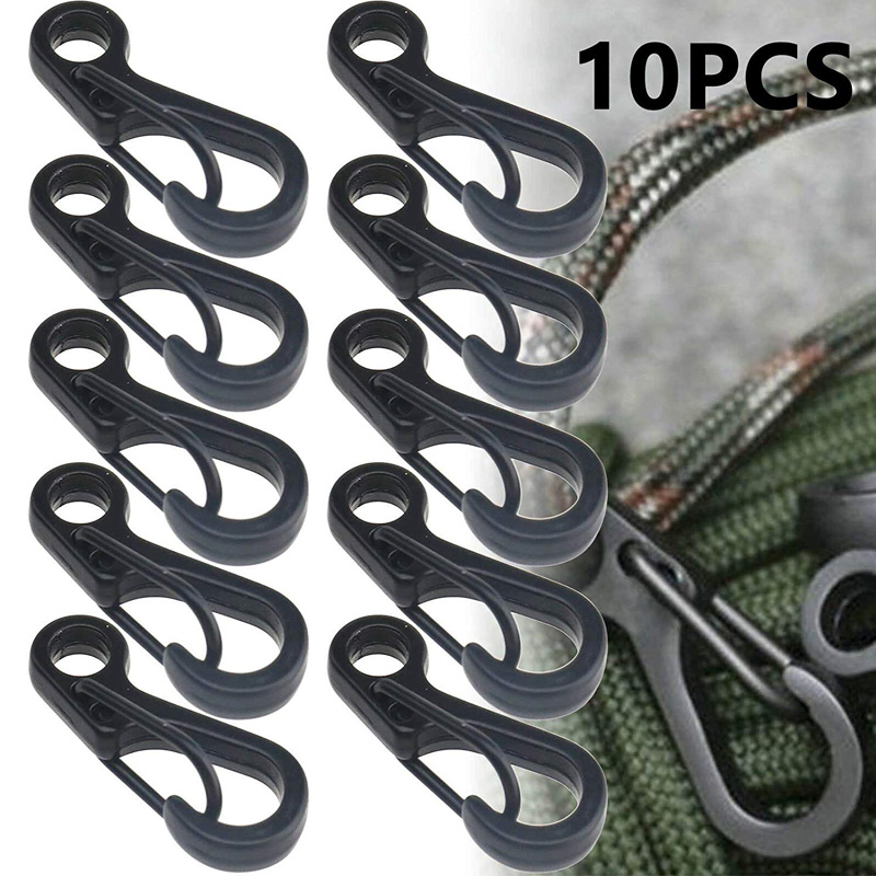 Edc Carry Kit - 10 개/몫 미니 Carabiner Paracord 전술