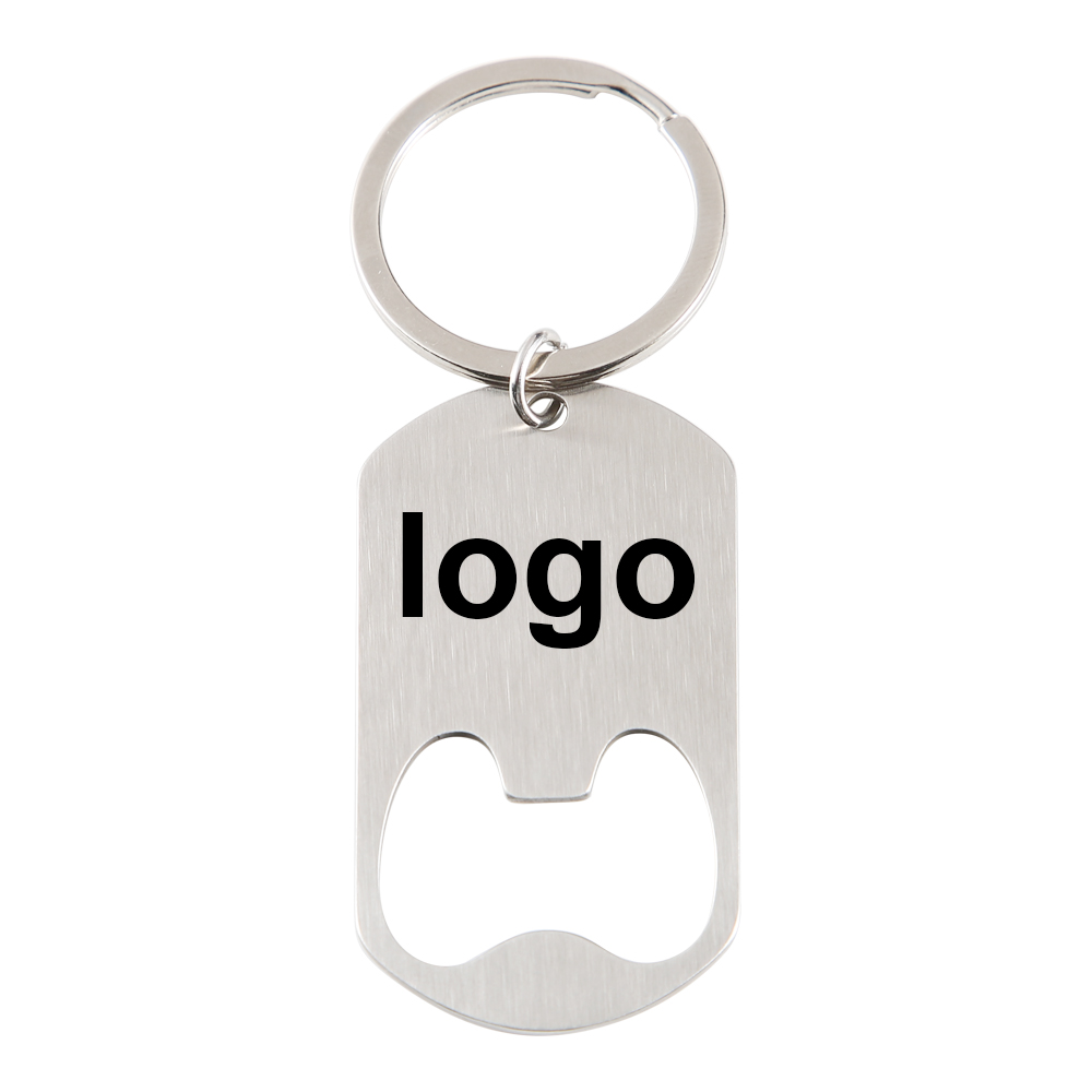 Bottle Opener Keyring - 사용자 정의 회사 로고 스테인레스 스틸