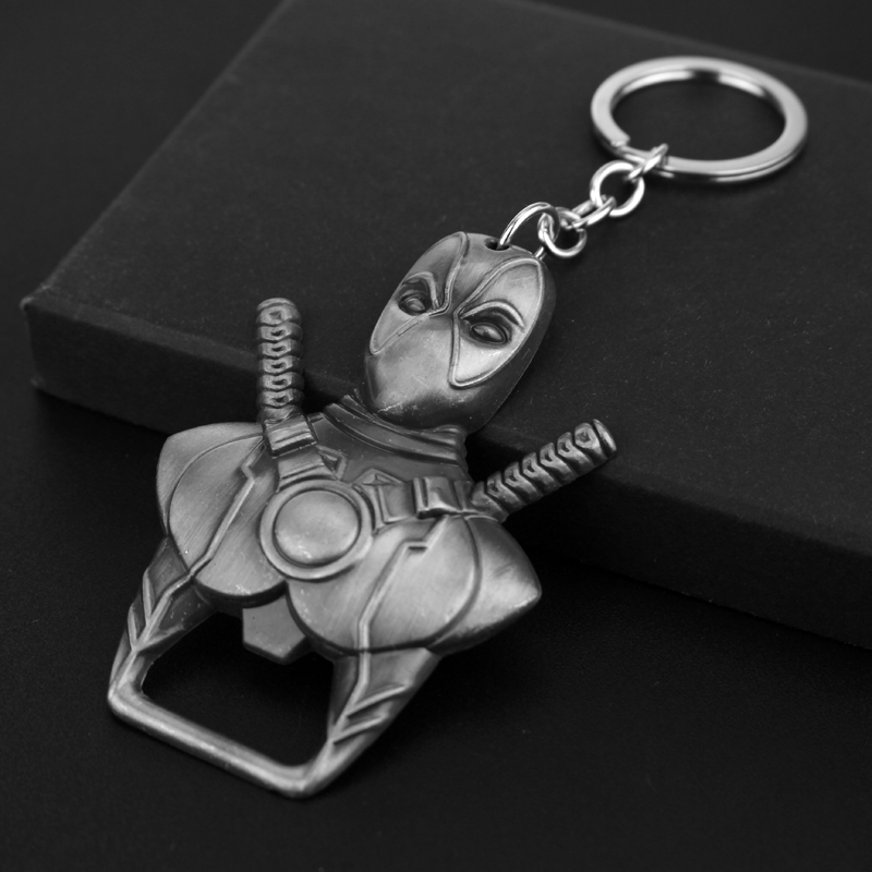 Bottle Opener Keyring - 데드풀 키체인 트렌디한 개인 맞춤형 열쇠고리