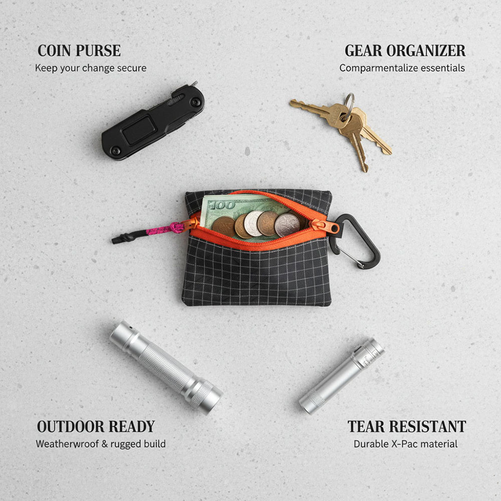 야외용 UHMWPE 보관 가방 트레일 코인 파우치 미니 - Edc Carry Kit 리뷰 및 가격