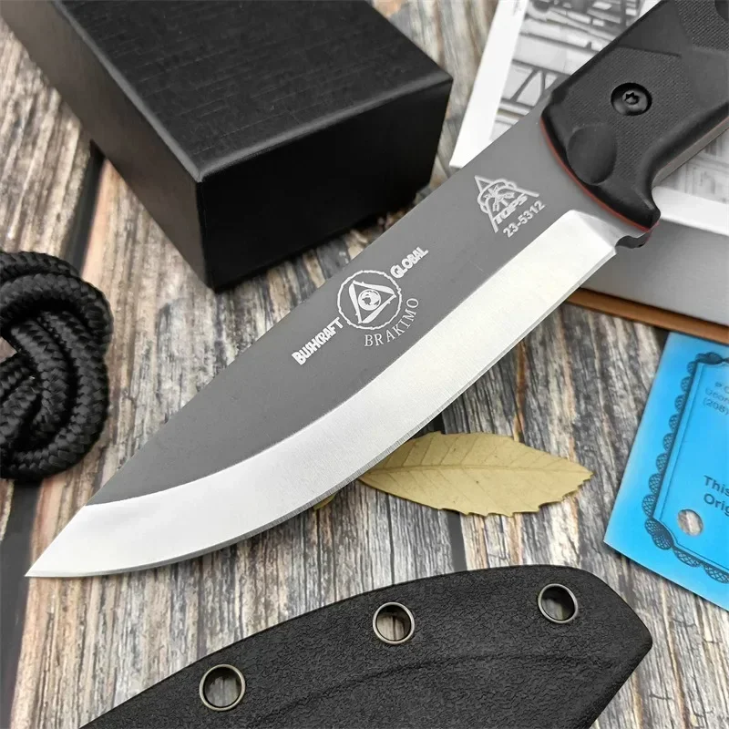 휴대용 D2강 고정날 야외 생존 나이프 나일론 유리 섬 - Edc Carry Fixed Blade Knife 리뷰 및 가격