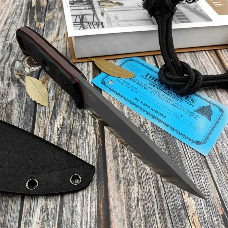 휴대용 D2강 고정날 야외 생존 나이프 나일론 유리 섬 - Edc Carry Fixed Blade Knife 리뷰 및 가격