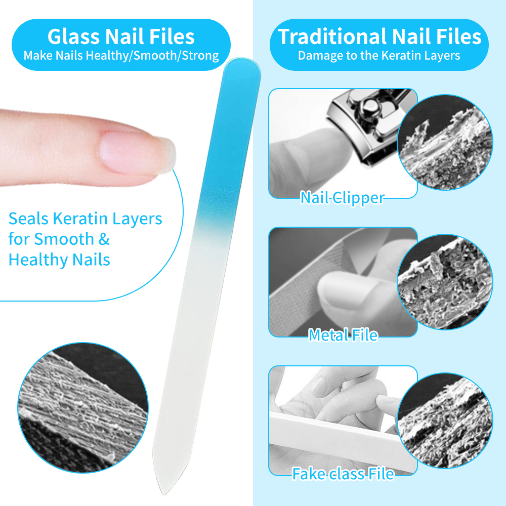 매니큐어 용 1PC 크리스탈 유리 네일 파일 네일 버퍼 - Nail File Titanium 리뷰 및 가격