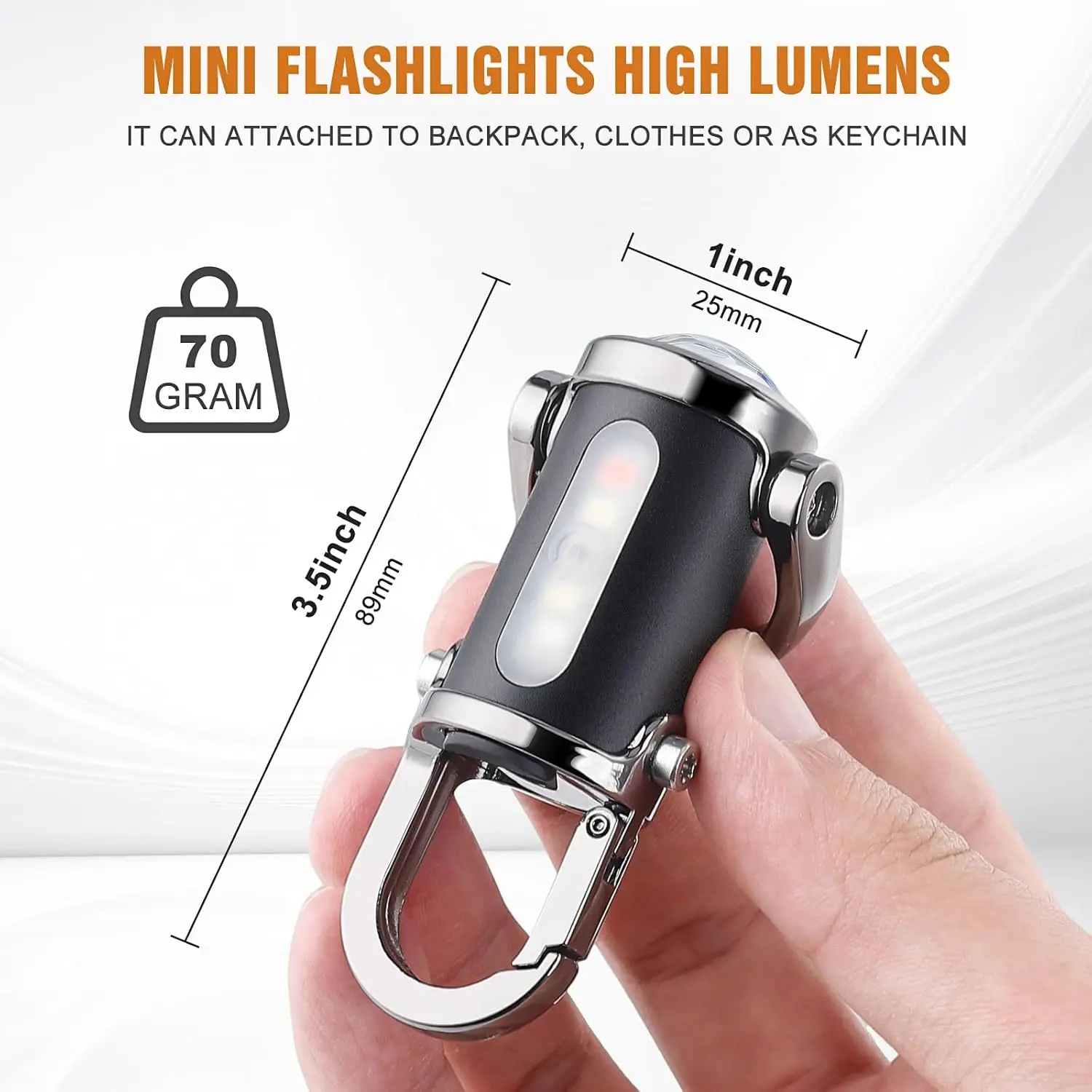 미니 키체인 손전등 충전식 포켓 COB 작업등 야외용  - Keychain Flashlight 리뷰 및 가격