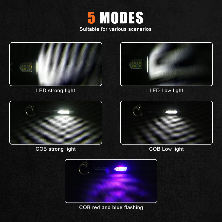 다기능 키체인 손전등 USB 충전식 미니 손전등 COB - Keychain Flashlight 리뷰 및 가격
