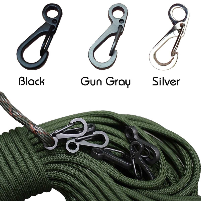 10 개/몫 미니 Carabiner Paracord 전 - Edc Carry Kit 리뷰 및 가격