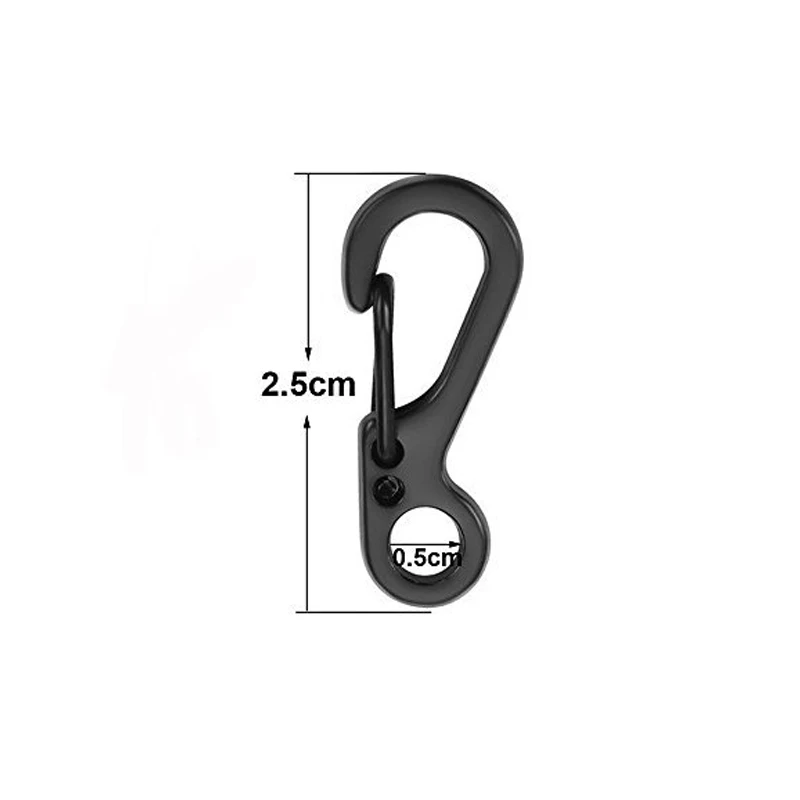 10 개/몫 미니 Carabiner Paracord 전 - Edc Carry Kit 리뷰 및 가격