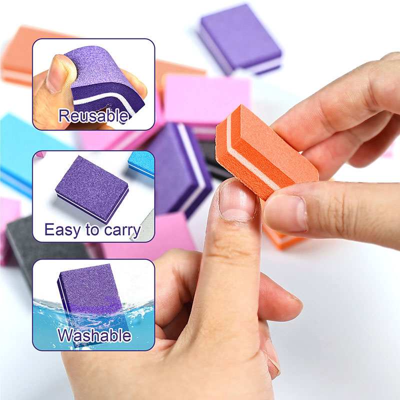 10/50pcs 미니 네일 아트 버퍼 스폰지 파일 양면 - Nail File Titanium 리뷰 및 가격