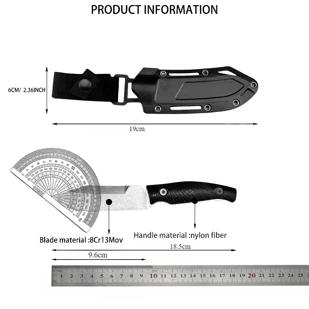 KS 1083 블랙 소형 직선 칼 - 8Cr13Mov  - Edc Carry Fixed Blade Knife 리뷰 및 가격