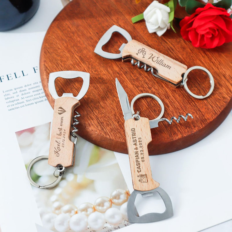 맞춤 각인 로고 병따개 열쇠고리, 결혼 선물용, 와인  - Bottle Opener Keyring 리뷰 및 가격