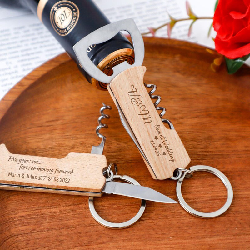 맞춤 각인 로고 병따개 열쇠고리, 결혼 선물용, 와인  - Bottle Opener Keyring 리뷰 및 가격