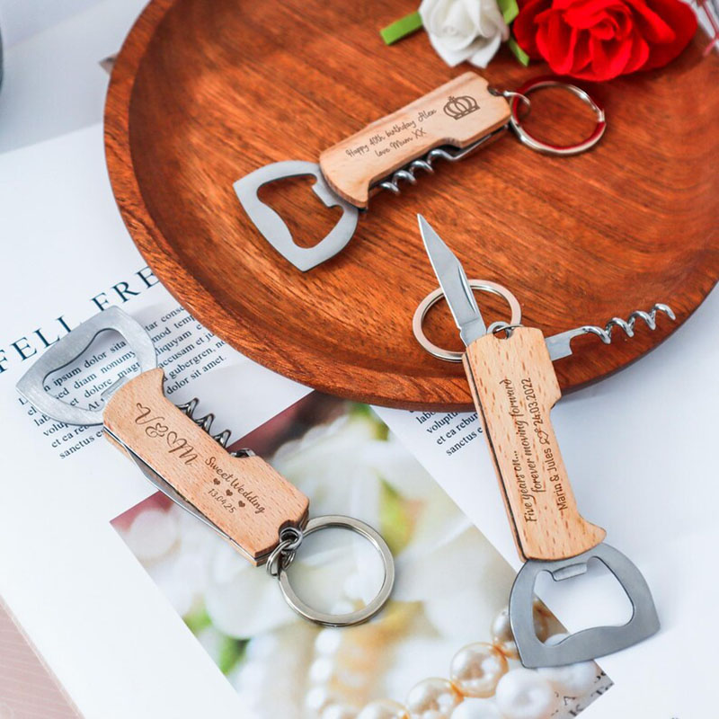 맞춤 각인 로고 병따개 열쇠고리, 결혼 선물용, 와인  - Bottle Opener Keyring 리뷰 및 가격