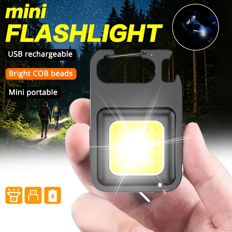 휴대용 키체인 라이트 미니 다기능 캠핑 손전등 USB  - Keychain Flashlight 리뷰 및 가격