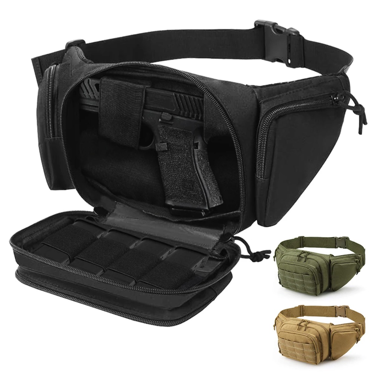 MOLLE 전술 숨김 휴대용 패니 팩 권총 홀스터 ED - Edc Concealed Carry Fanny Pack 리뷰 및 가격