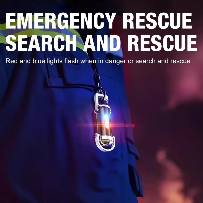 미니 키 체인 손전등 다기능 USB 충전식 토치 비상  - Keychain Flashlight 리뷰 및 가격