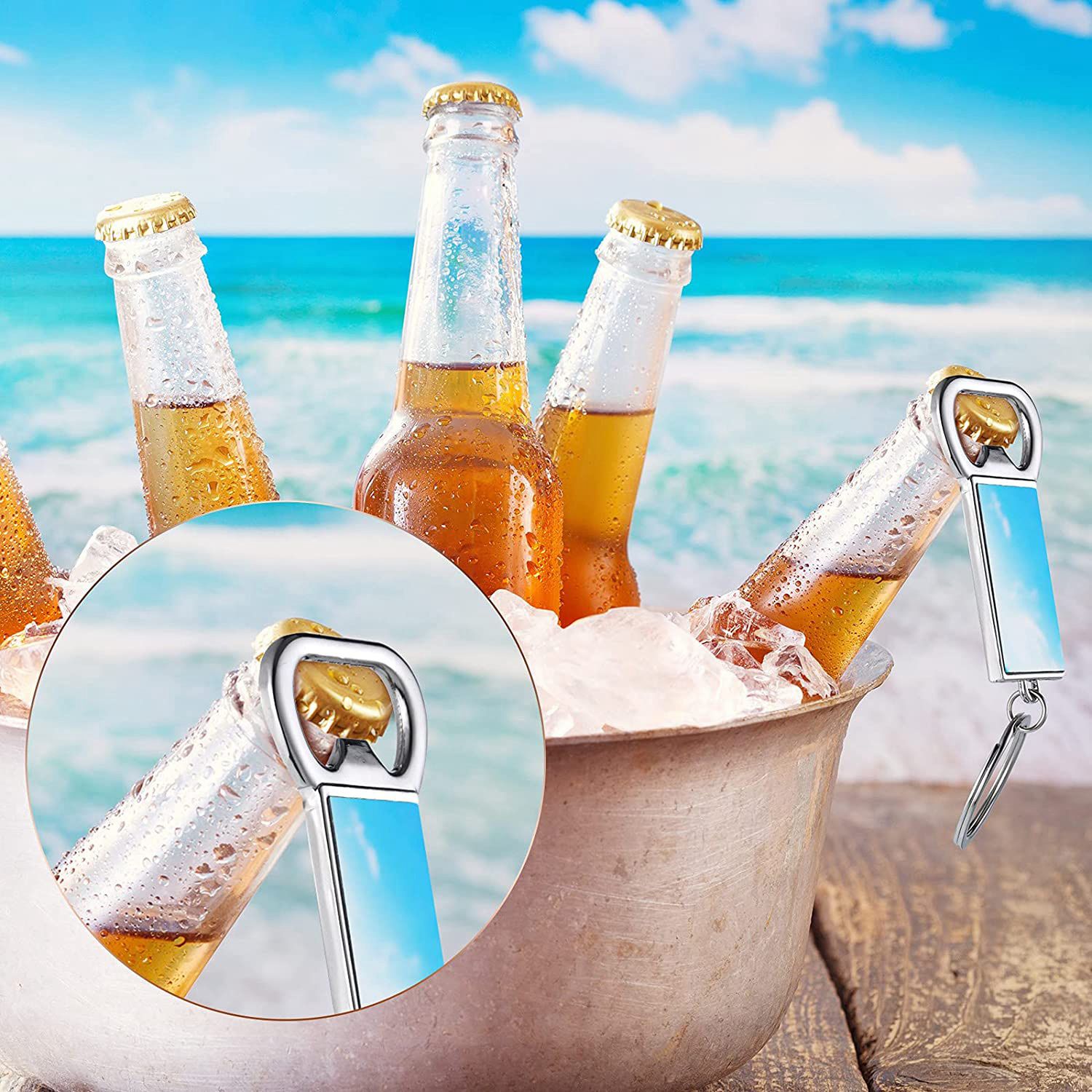 AED7-10개 승화용 블랭크 키체인, 승화용 금속 병 - Bottle Opener Keyring 리뷰 및 가격
