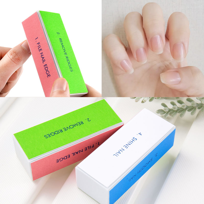 5/10pcs 네일 버퍼 블록 4 단계 다채로운 버핑  - Nail File Titanium 리뷰 및 가격