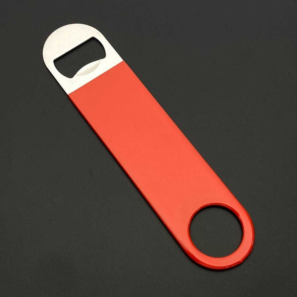 바텐더 맥주 병따개 플랫 스피드 오픈 고무 코팅 스테인 - Bottle Opener Keyring 리뷰 및 가격