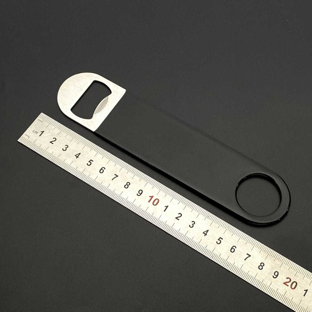 바텐더 맥주 병따개 플랫 스피드 오픈 고무 코팅 스테인 - Bottle Opener Keyring 리뷰 및 가격